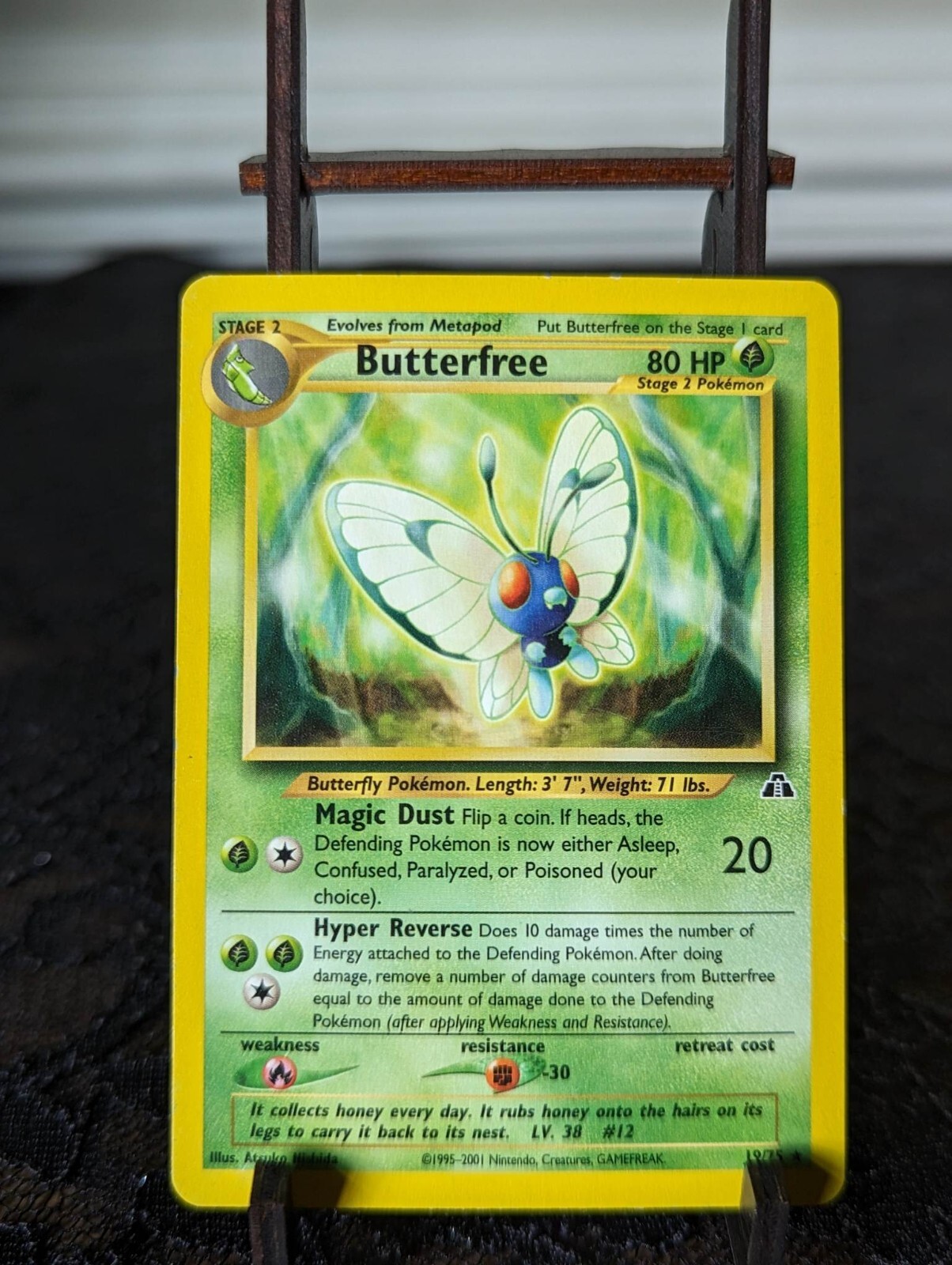 Pokémon TCG Butterfree Neo Discovery Non-Holo Rare 19/75 Vintage 2001
