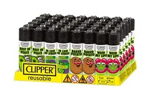WHOLESALE BULK CLIPPER LIGHTERS - FULL TRAYS OF 48 OR 40 LIGHTERS -CHOOSE DESIGN