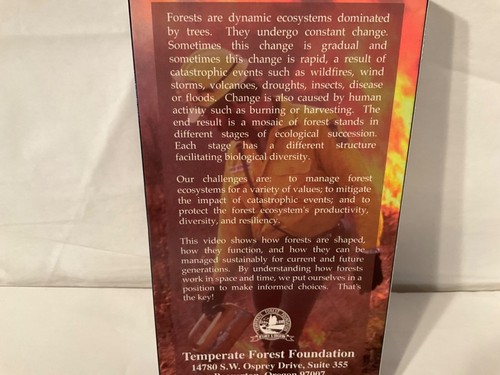 Tested! Dynamic Forest VHS History Recovery Forestry Canada USDA Wildfire Change - Picture 5 of 8