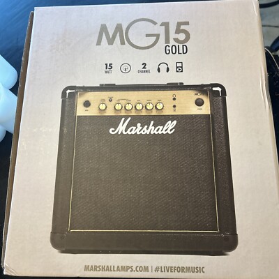 Marshall MG15G 15W Guitar Combo Amplifier - Black