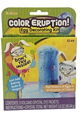 Dudley's Color Eruption Egg Decorating Kit "Volcano Crystal Dye Packets"
