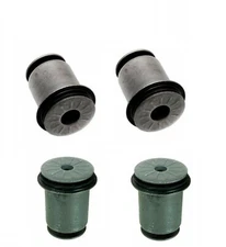 Set of 4 For Toyota Two Front Lower Forward + Two Rearward Control Arm Bushings