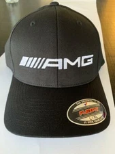 AMG Mercedes Flex Fit Hat Cap Baseball Embroidery front only