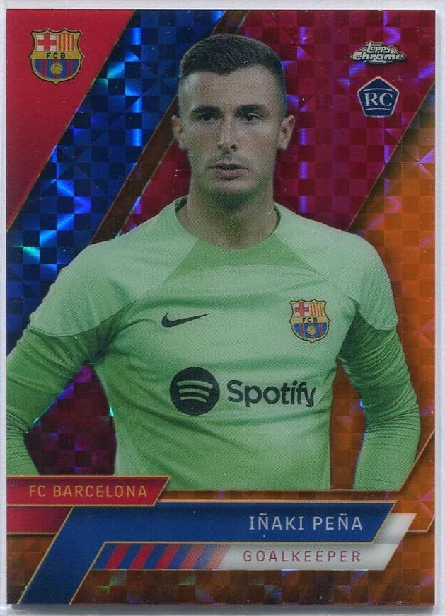 2022-23 Topps Chrome FC Barcelona Inaki Pena #23 for sale | eBay