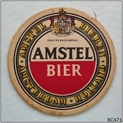 Amstel Bier Amsterdam Holland Coaster (B471)