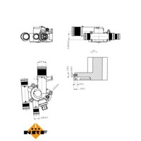 Thermostat KüHlmittel 89°C FüR Renault Megane II ScéNic Suzuki Grand