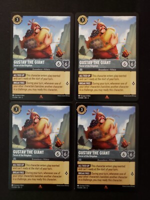 #173 Gustav The Giant - Terror Of The Kingdom x4 - Into the Inklands