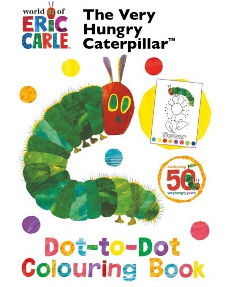 Very Hungry Caterpillar Dot To Dot Colouring Book