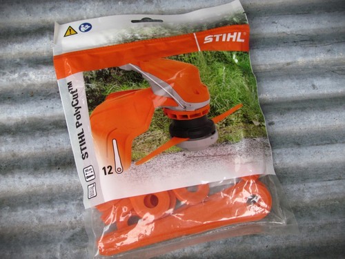💥 OEM Stihl PolyCut 145MM Trimmer Blades (12 Blades) ~ 4002 007 1000 ~ NEW ~