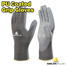 Quality Branded Safety Work Gloves  PU Coated Grip Gardening Builders Size 9 Reg