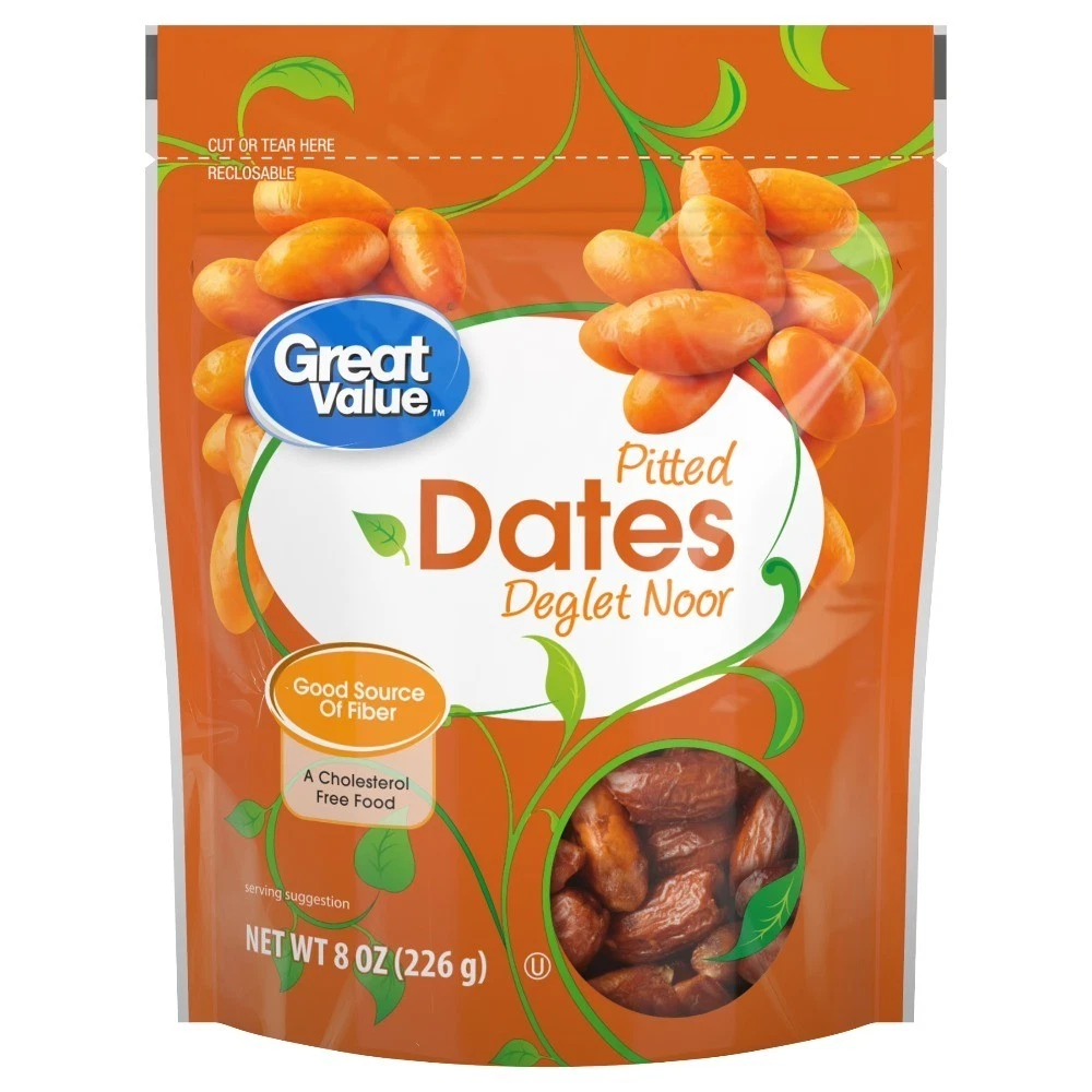 Pitted Deglet Noor Dates Dried Fruit 8 oz Pack of 3 - thumbnail 2