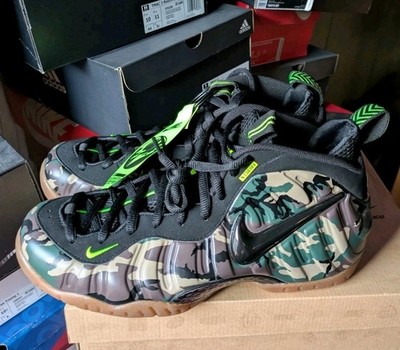 Size 11 - Nike Air Foamposite Pro Prm Le Green Camo for sale