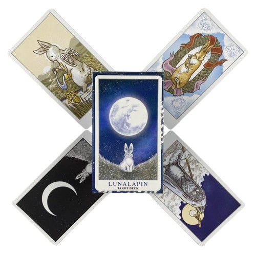 Lunalapin Tarot Cards 83 Card Rabbit Deck Oracle English Divination ...