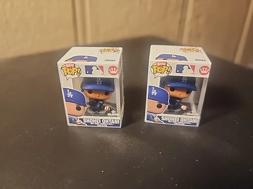 Funko Bitty Pop! Shohei Ohtani MLB Dodgers Mini Vinyl Figure Lot Of 2