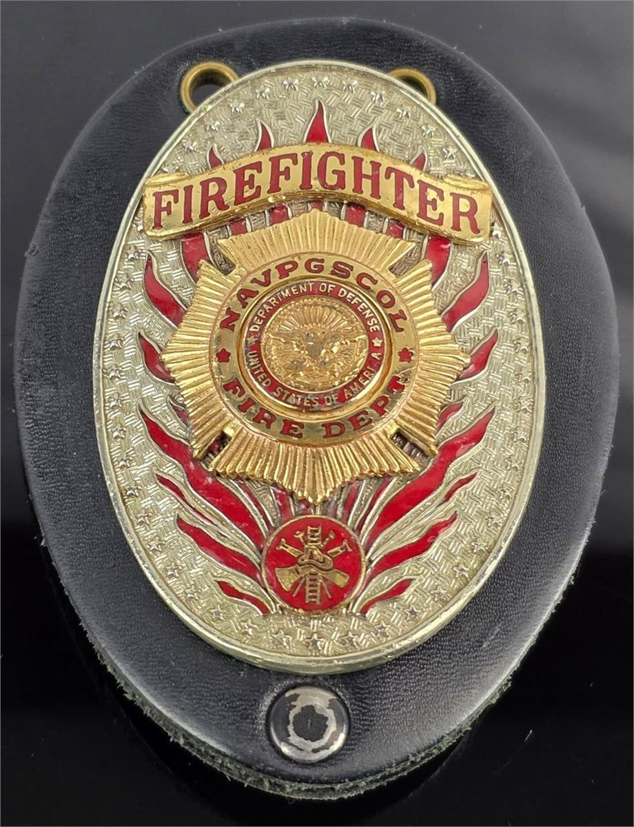 Rare Vintage California Firefighter Badge OBSOLETE