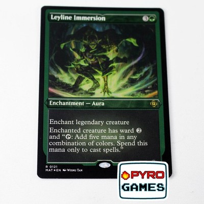 Leyline Immersion - March of the Machine Aftermath MAT - Etched Foil Rare R 0...