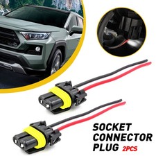 US Location H11 H8 Female H9 Adapter HID Socket Connector Plug Wire Pigtail Lamp