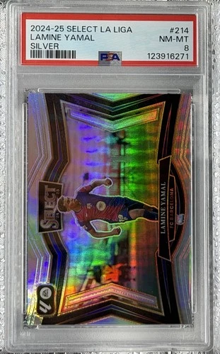 2024-25 Panini Select La Liga - Field Level Lamine Yamal #214 Silver Prizm