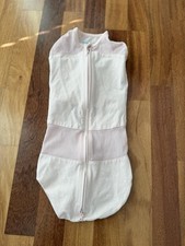 Happiest Baby Snoo Sleep Sack Swaddle Size Small Light Pink Stars Mesh Sleeper