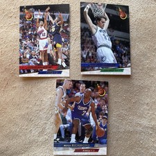 1992-93 Fleer Ultra - Mitch Richmond #162 Christian Laettner #114 Jonny Dawkins