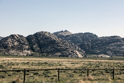 Photo:Fremont County Wyoming 2016 Oregon Trail landmark notch mountains