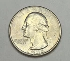 1936 WASHINGTON QUARTER AU-UNCIRCULATED .900 Silver