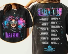 NEW!!! Descendants Zombies Worlds Collide Tour 2025 Dara Renee Cast T-Shirt