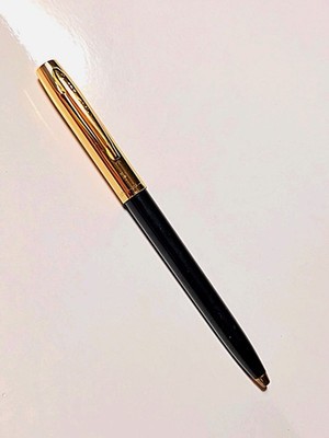 Vintage Fisher Space Pen Apollo Space Pen Black Brass Cap