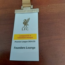 TICKET STUB/ HOSPITALITY PASS-LIVERPOOL V TOTTENHAM HOTSPUR- 2024/25