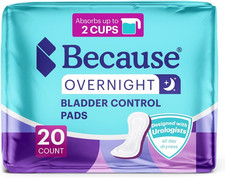 Overnight Incontinence Pads for Women Moderate-To-Heavy Absorbency for Nightti
