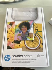 HP Sprocket Select Portable Instant Photo Printer Brand New With 50 Sheet Paper