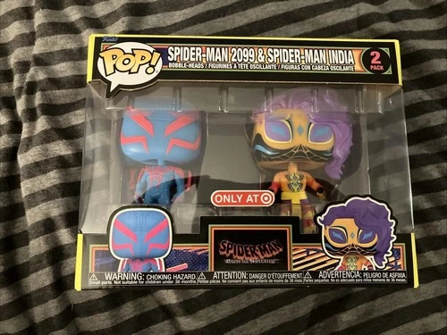 Funko Pop! Marvel Collectibles - Spider-Man 2099 and India -  UV Colored
