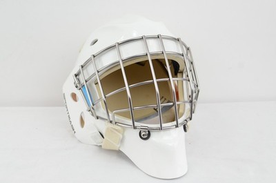 Sportmask X8 Certified Straight Bar Goalie Mask Size X-Small White (1017-6092)