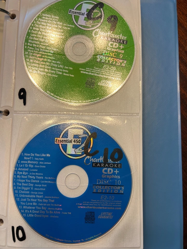 Chartbuster Karaoke Essentials 30 Disc SET 450 Songs On CD+G Top Quality - Image 2 of 4