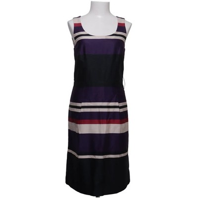 H&M, Kleid, Größe: 40, Schwarz/Lila/Weiß/Rot, Baumwolle/Elasthan/Polyester #BKB