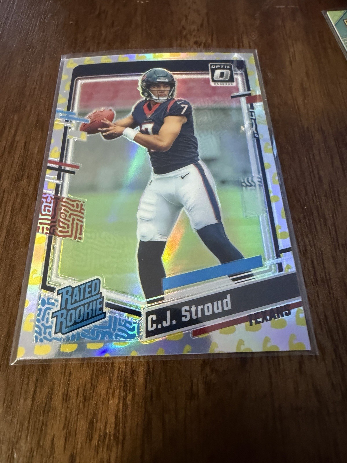 2023 Panini Donruss Optic - Rated Rookie C.J. Stroud #244 Flex Prizm 61/149