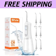 Advanced Battery-Powered Water Flosser for Superior Gum Health - 40 Days Life