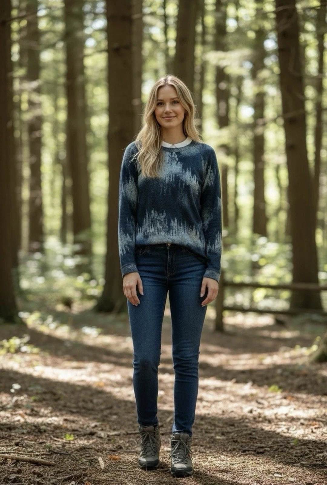 Smartwool Women’s Thermal Base Layer Top 100% Merino Wool Foggy Pines Size XS