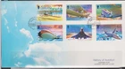 GB ALDERNEY 2003 Powered Flight Anniversary/Aircraft SG A204-209 FDC AEROPLANES