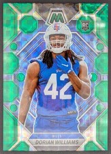 2023 Panini Mosaic Dorian Williams #317 Green Mosaic Parallel RC Buffalo Bills