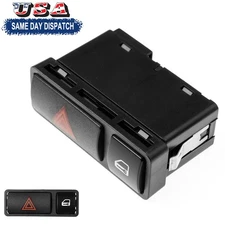 Hazard Warning Door Central Lock Locking Switch For BMW E46 E53 E85 325 X5