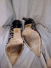 Jimmy Choo Leopard Print Suede Pointed Toe Slip-On Pumps Women US 6.5 — photo 3