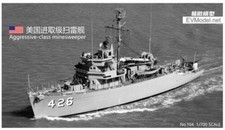 EVMODEL S104 1/700 US NAVY kit modellino dragamine classe aggressiva