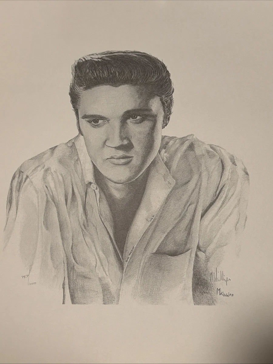 Elvis Drawing In Art Drawings for sale | eBay