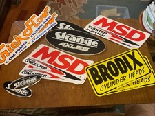 12 Piece Lot Auto Racing Stickers