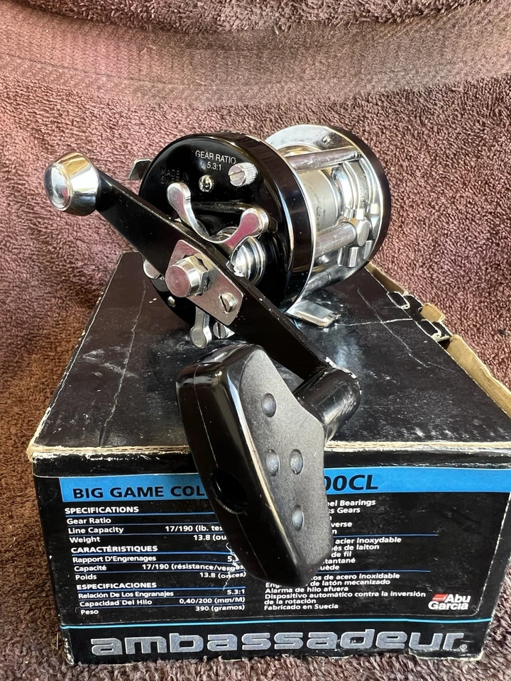 Abu Garcia Ambassadeur 6500CL Big Game Collection Sweden w/ Box & Papers Service - Image 4 of 4