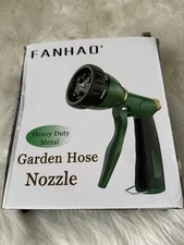 Fanhao Upgraded Garden Hose Nozzle Sprayer, 100% Heavy Duty Metal Hand