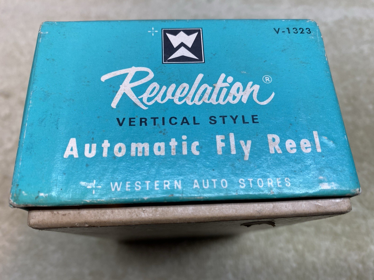 Vintage Western Auto Revelation Automatic Fly Reel V-1323 W/Box