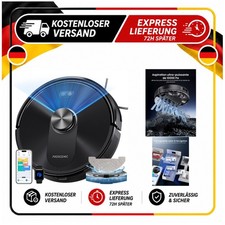 Proscenic Aspirateur Robot Laveur Q10+ 10000Pa Navigation Lidar 200 min
