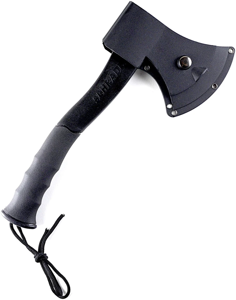 Hacha pequeña de acero inoxidable Schrade SCAXE2 11,8 pulgadas con hoja de 3,8 pulgadas y fibra de vidrio... Foto 3 de 4